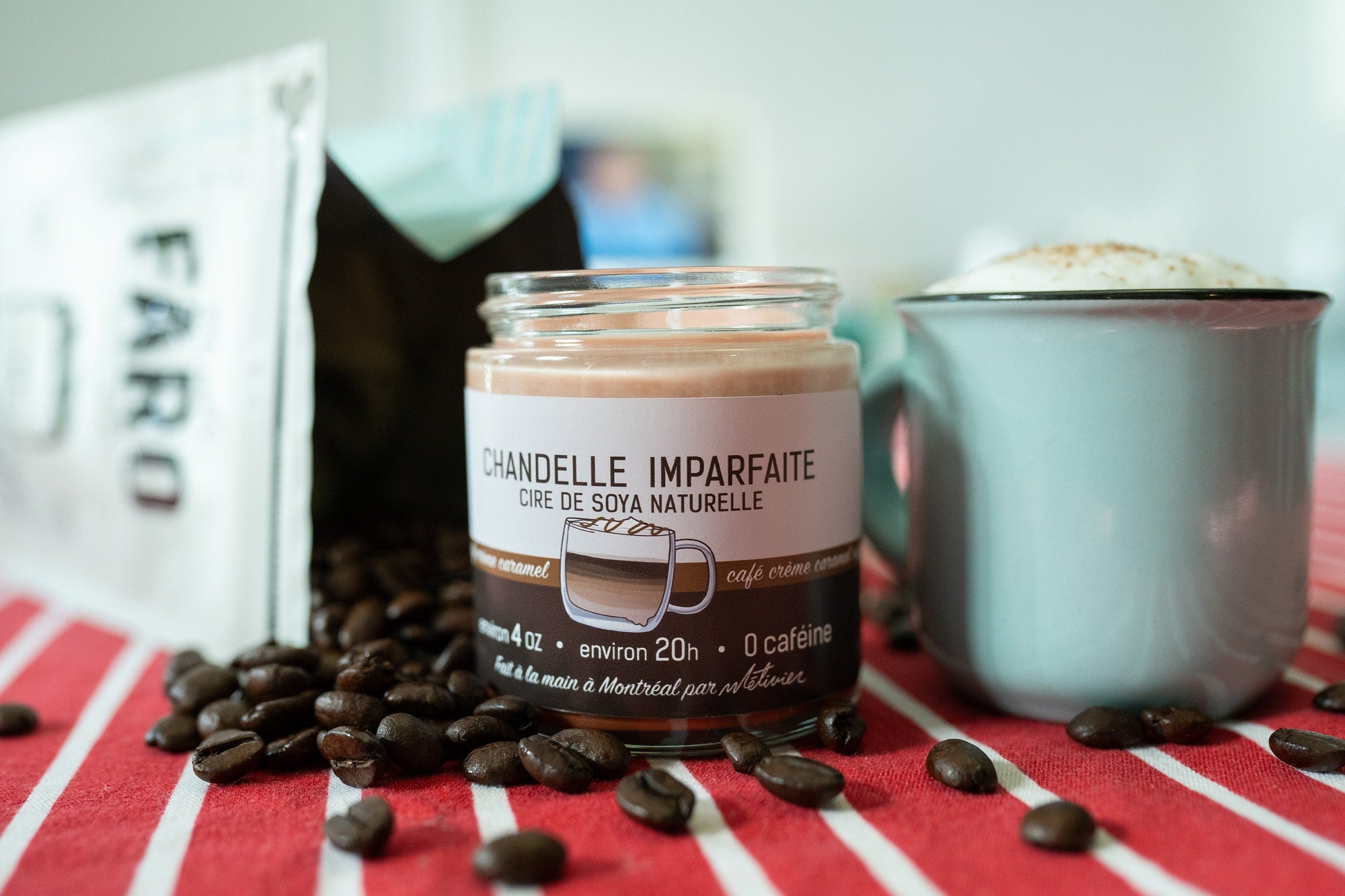 Chandelle Café caramel crème - Funky - Funky & Co.