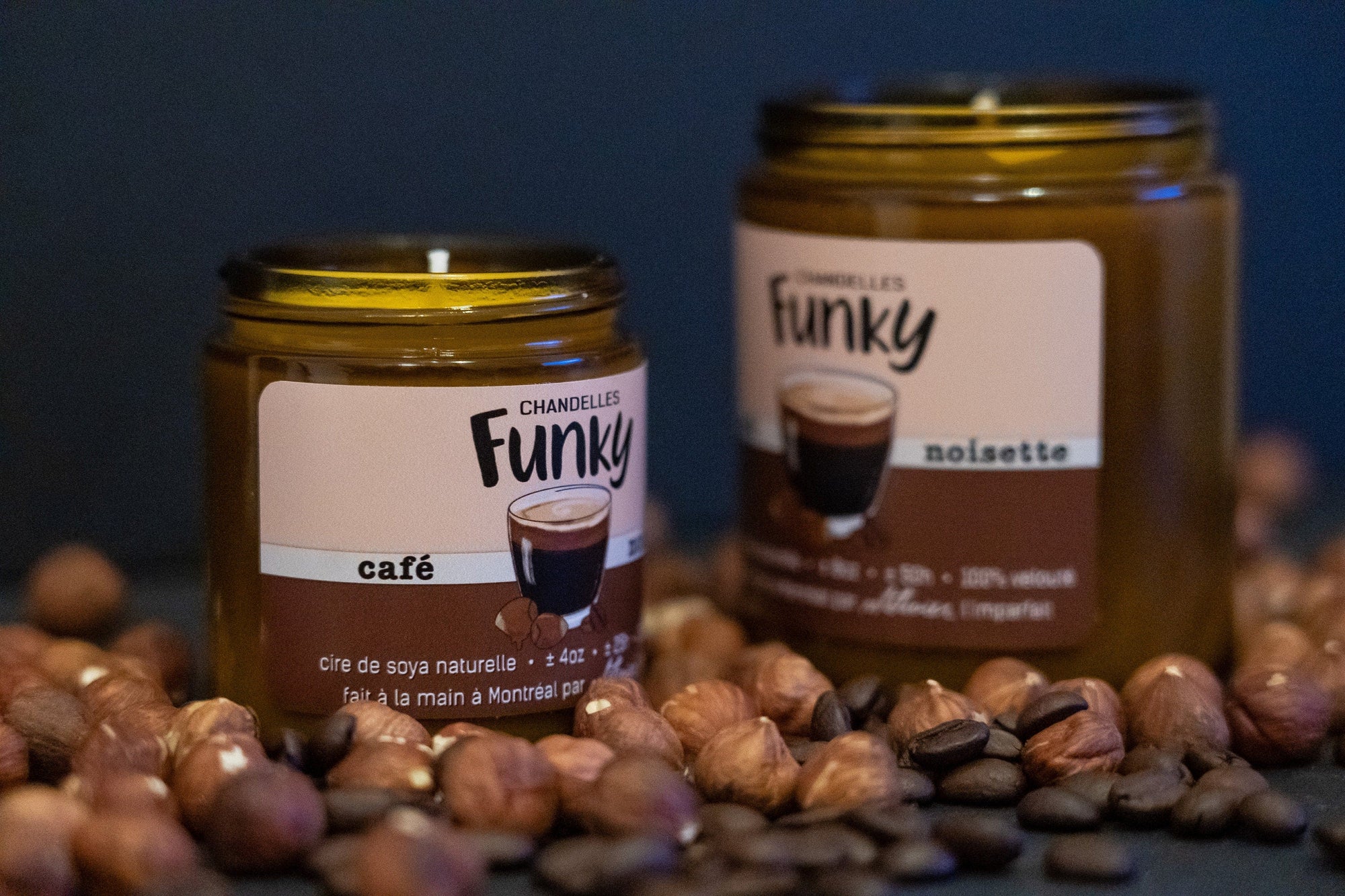 Chandelle Café noisette - Funky - Funky & Co.