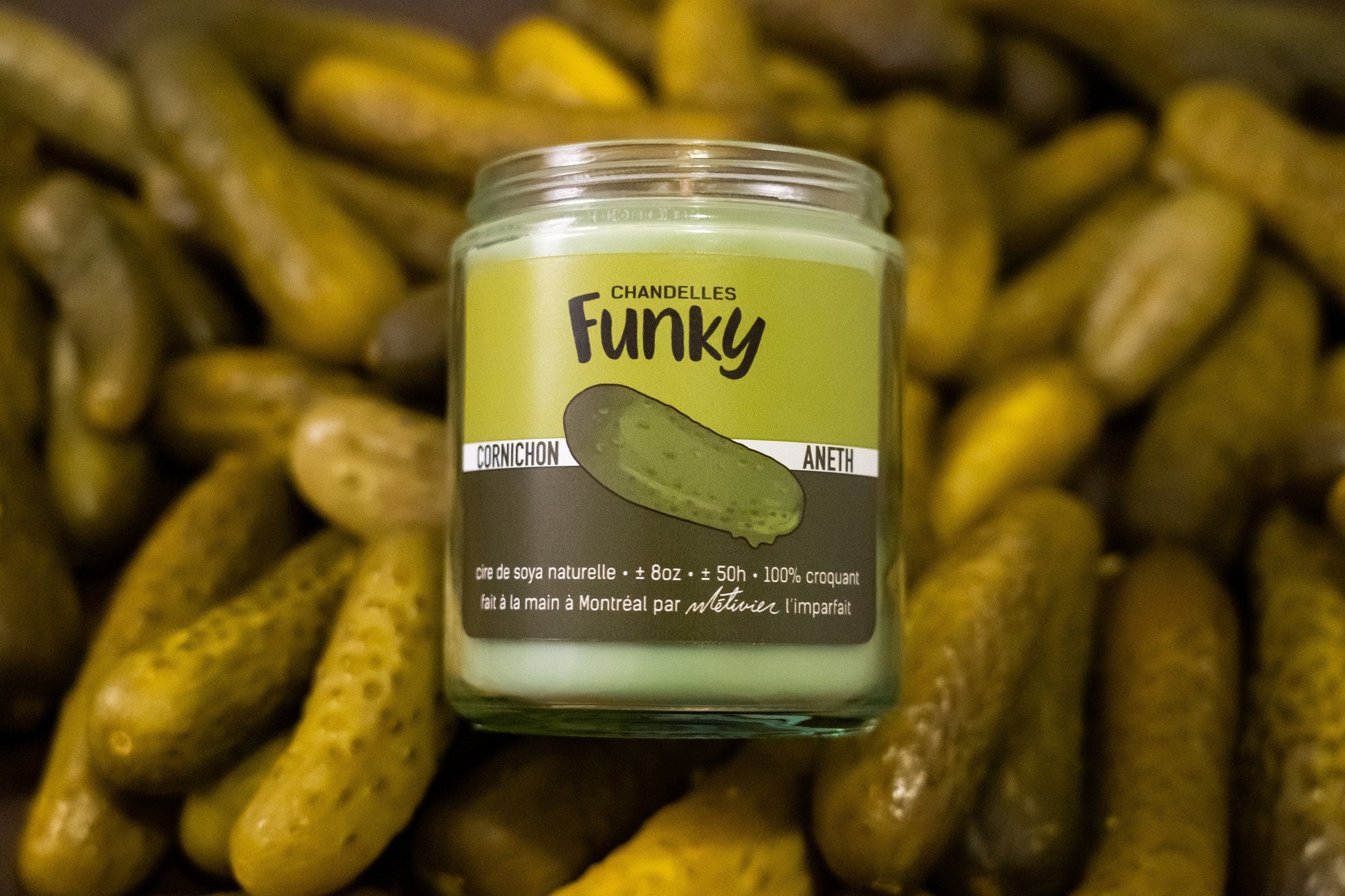 Chandelle Cornichon Aneth - Dill pickle - Funky - Funky & Co.