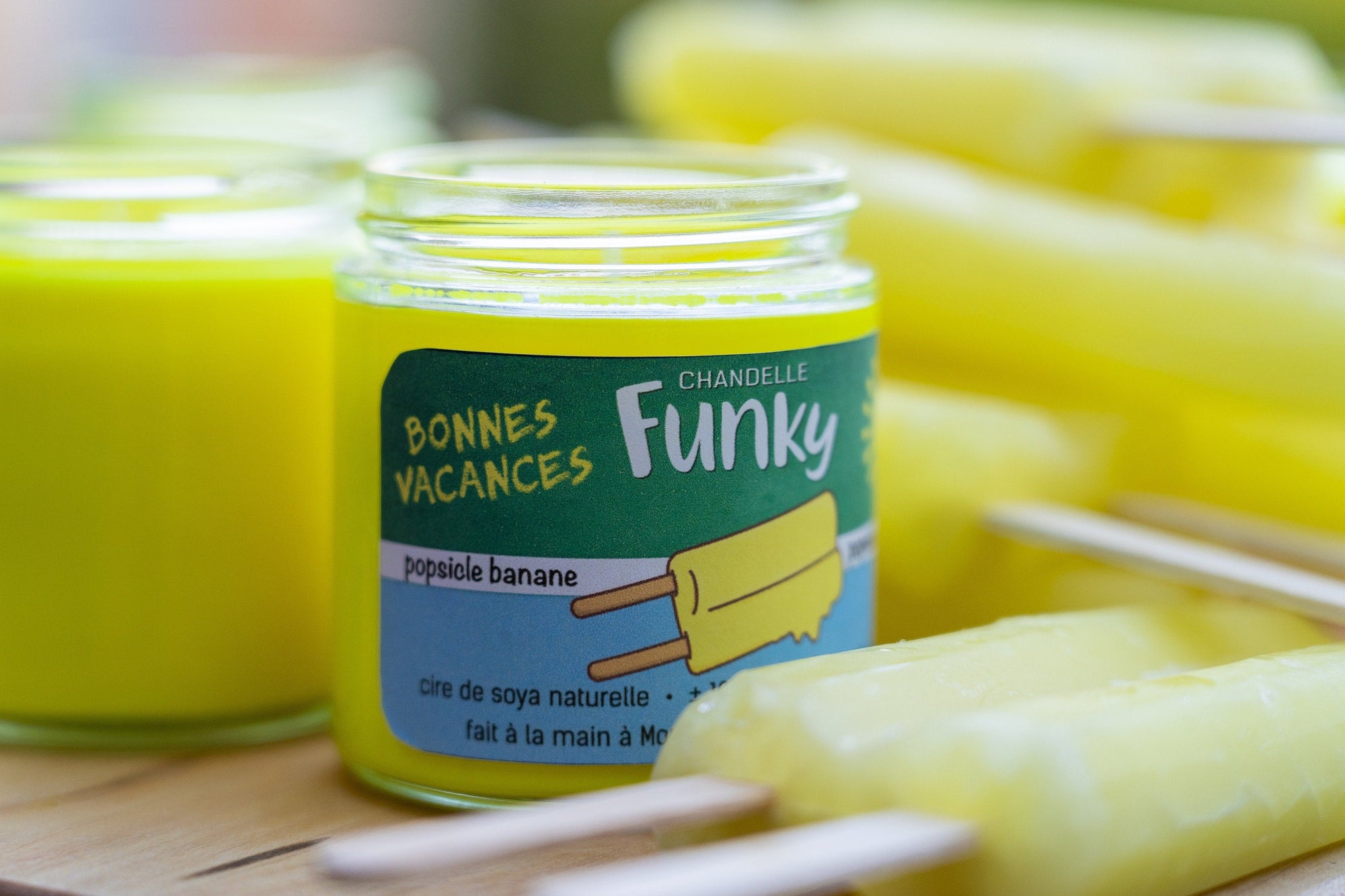 Chandelle Popsicle banane - Funky - Funky & Co.
