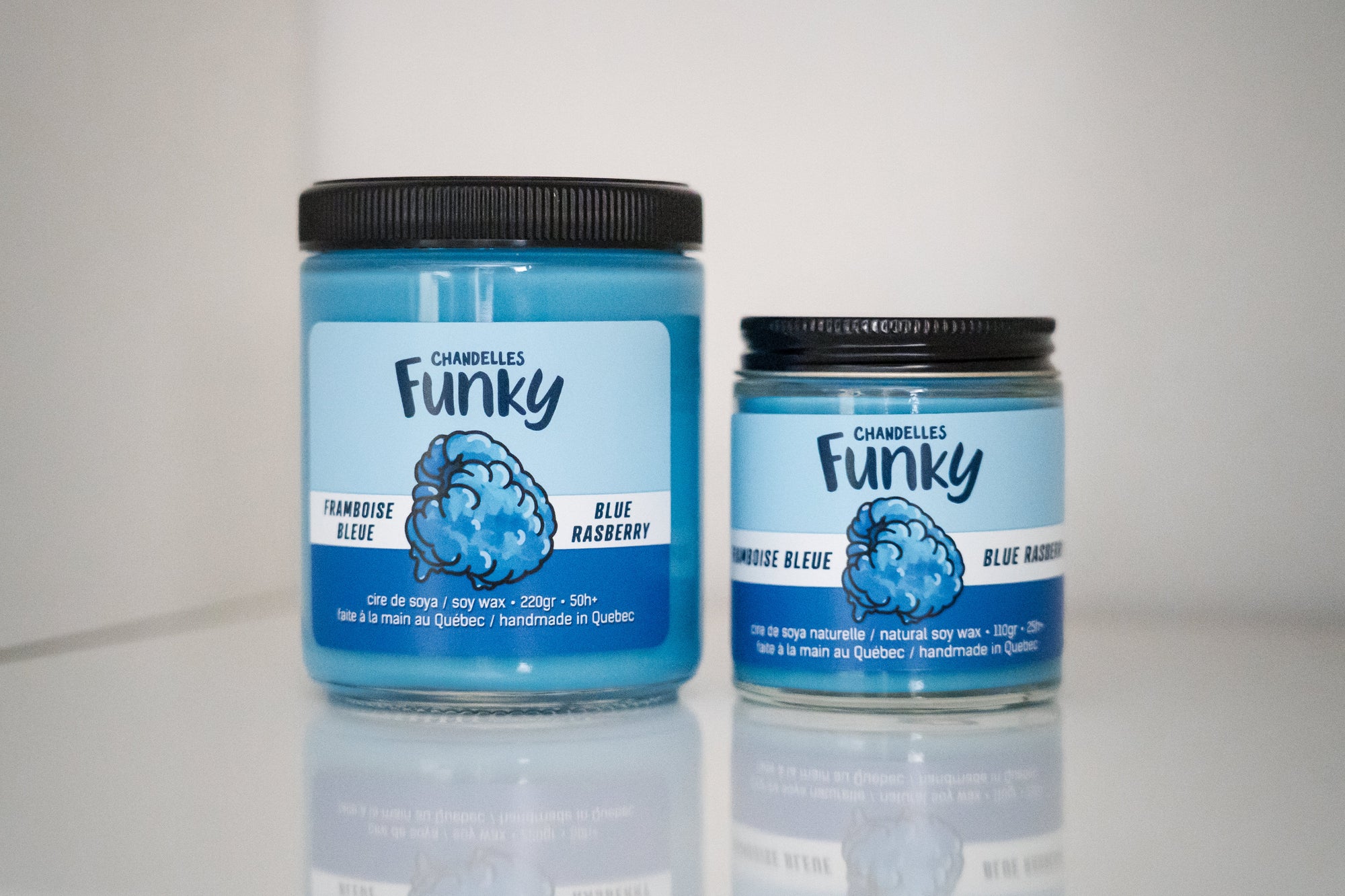 Chandelle Framboise bleue - Funky