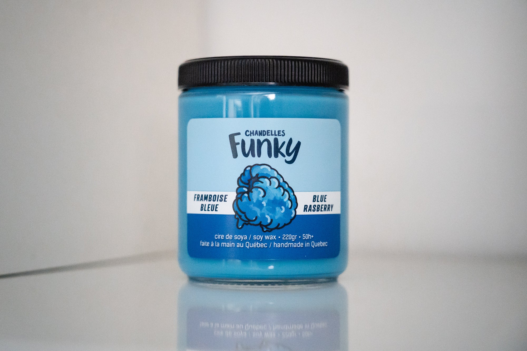 Chandelle Framboise bleue - Funky