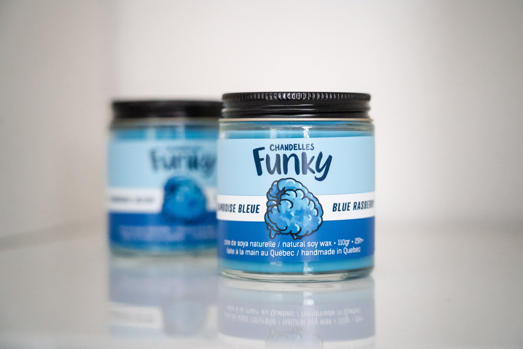 Chandelle Framboise bleue - Funky