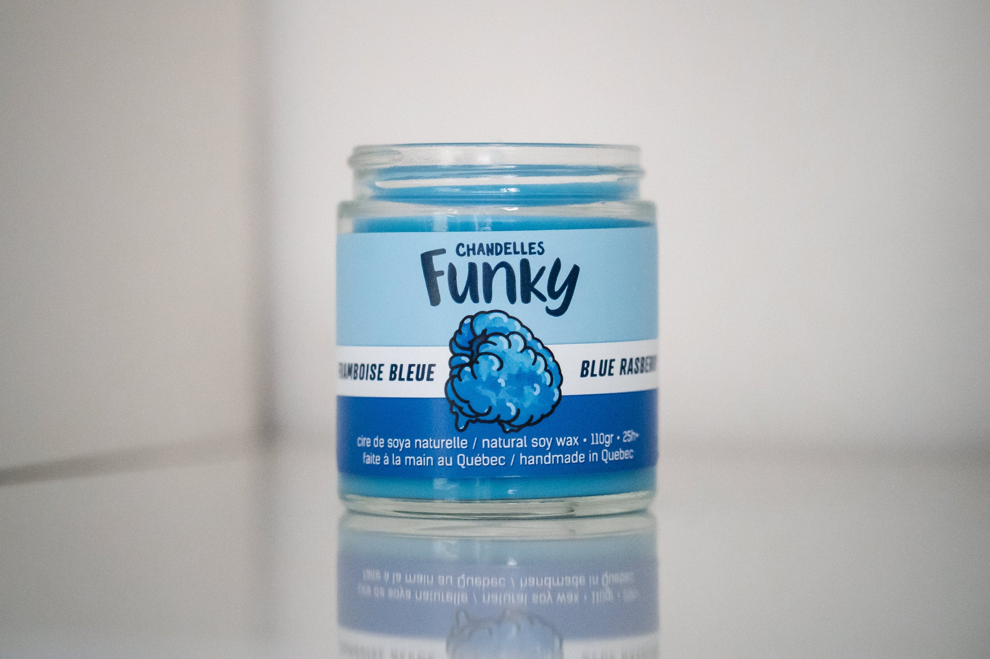 Chandelle Framboise bleue - Funky