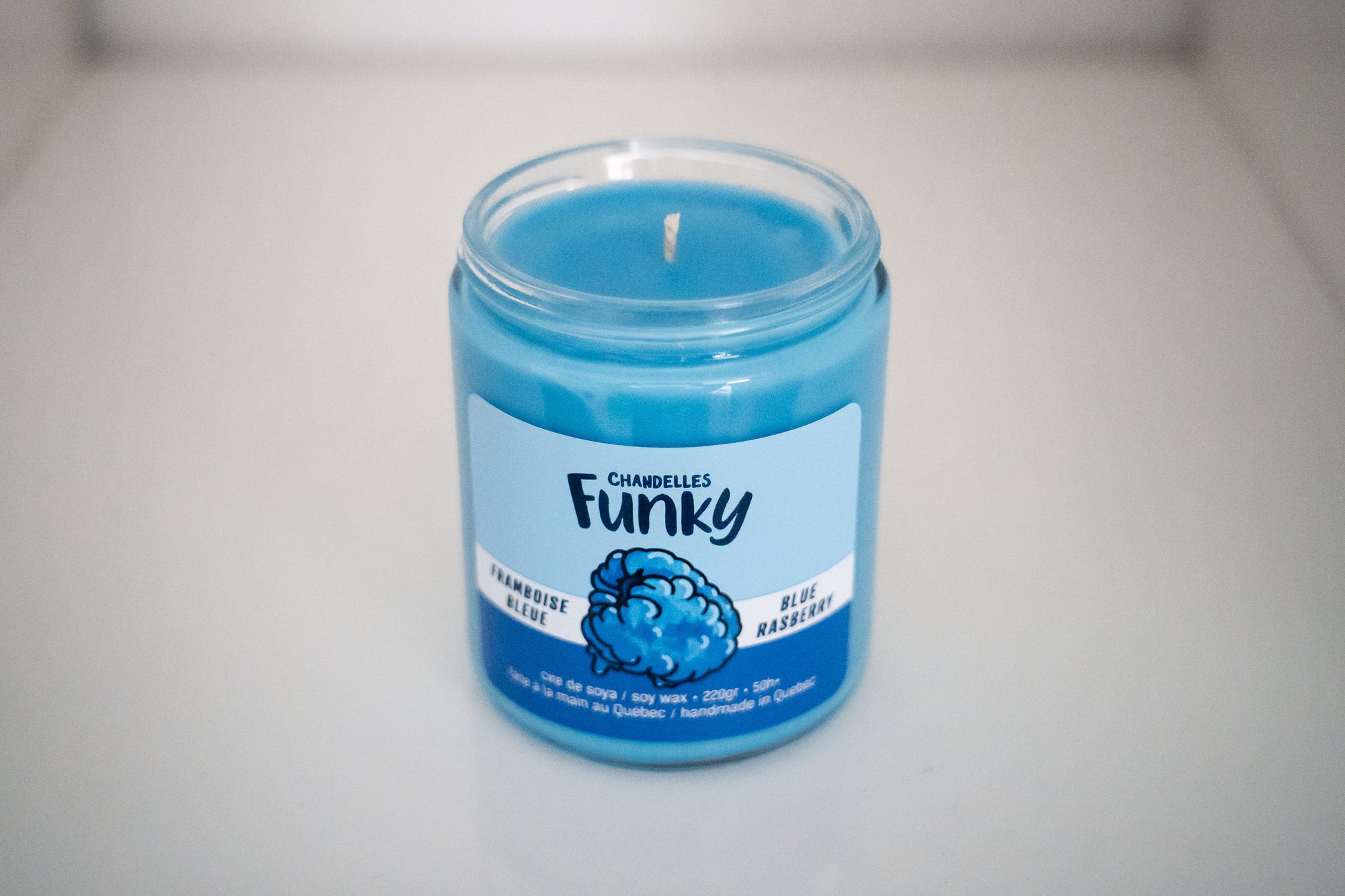 Chandelle Framboise bleue - Funky