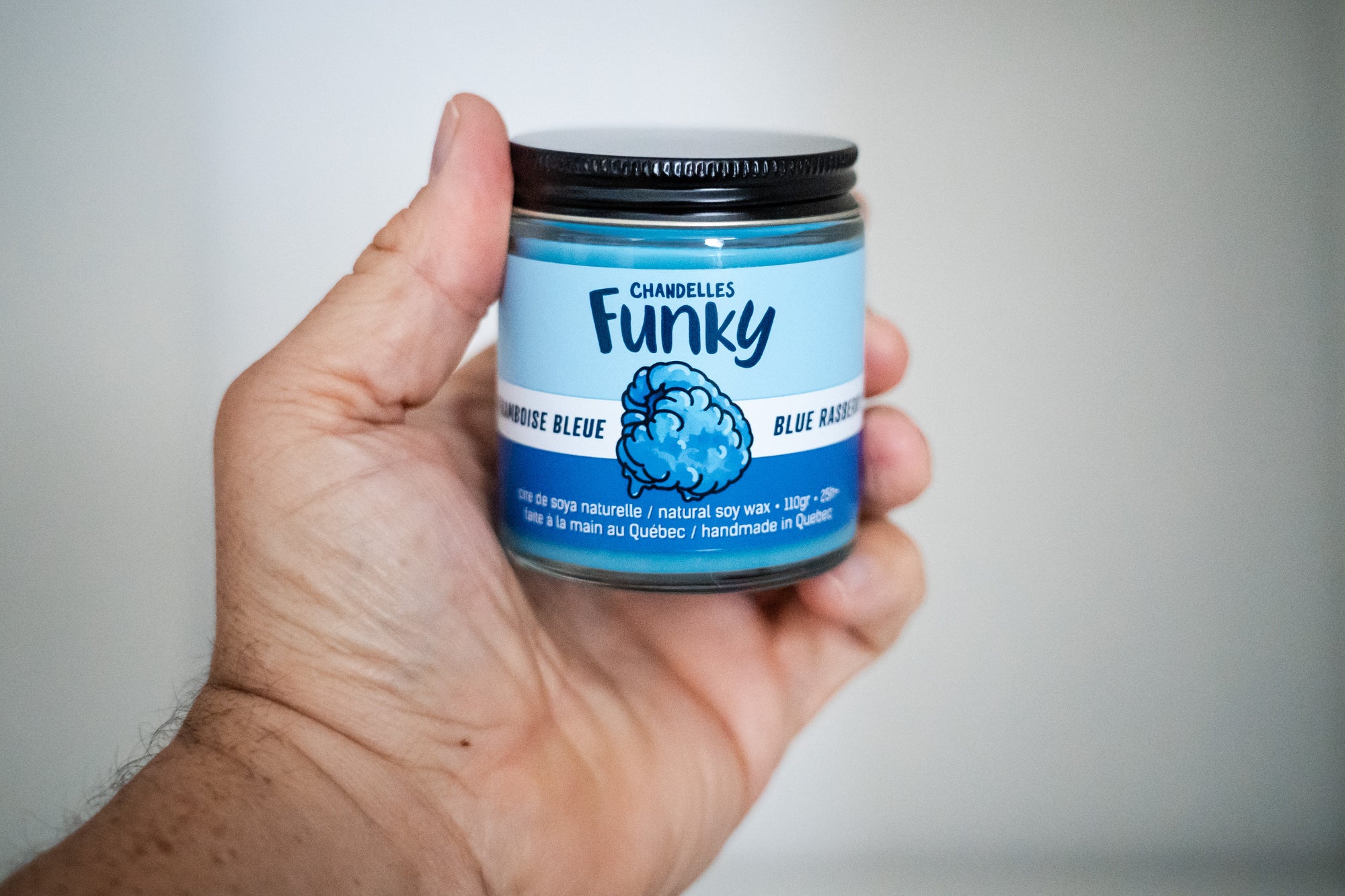 Chandelle Framboise bleue - Funky