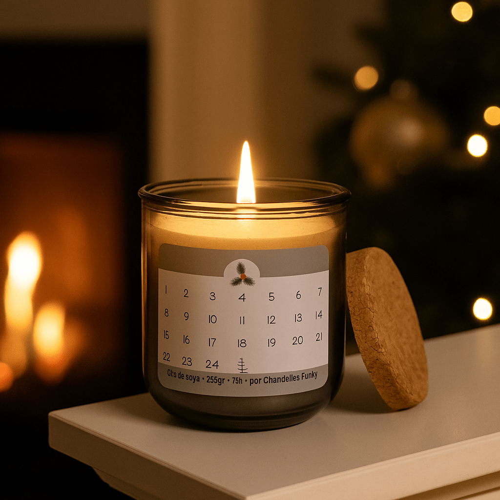 Chandelle Calendrier de l'avent - Funky