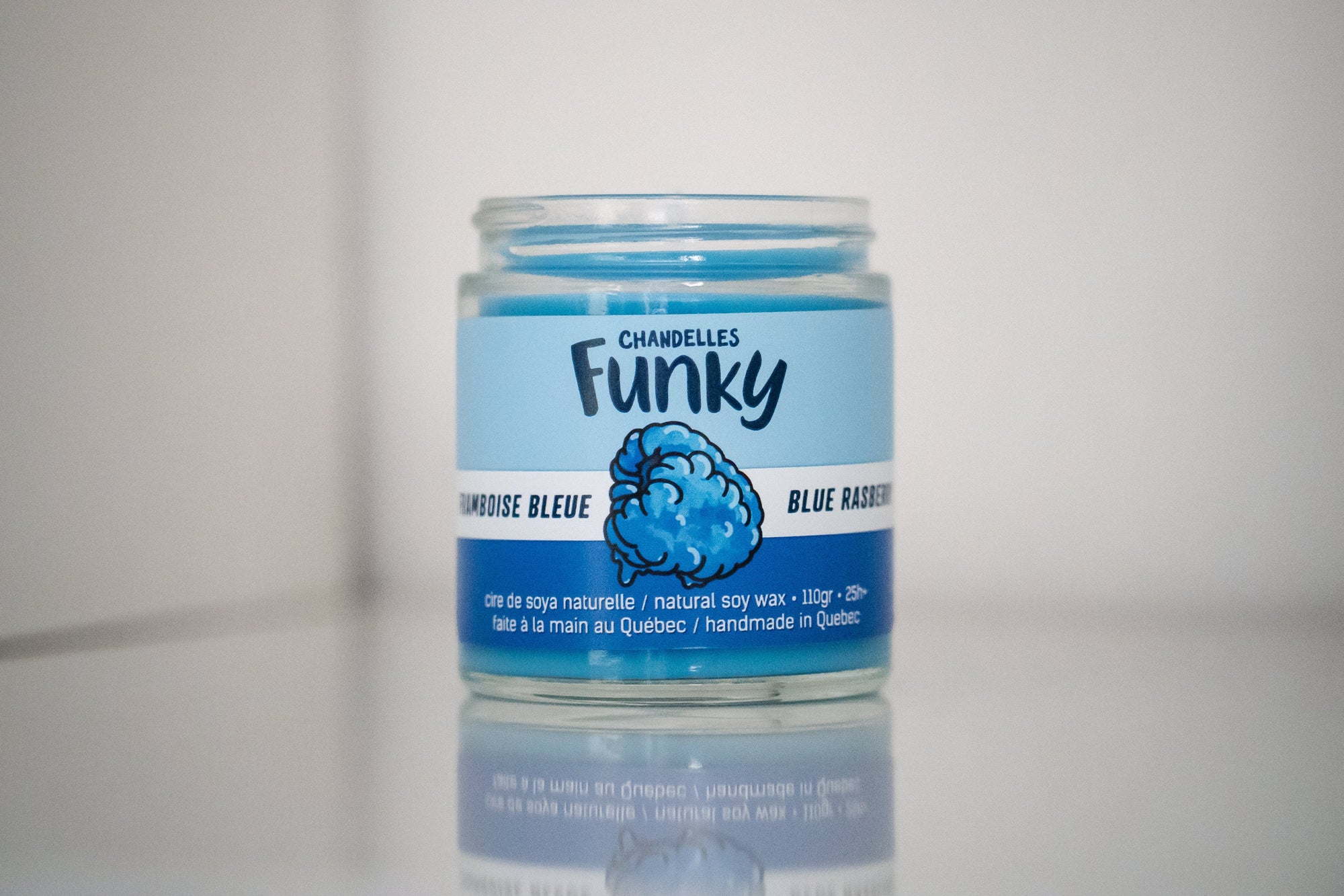 Chandelle Framboise bleue - Funky - Funky & Co.