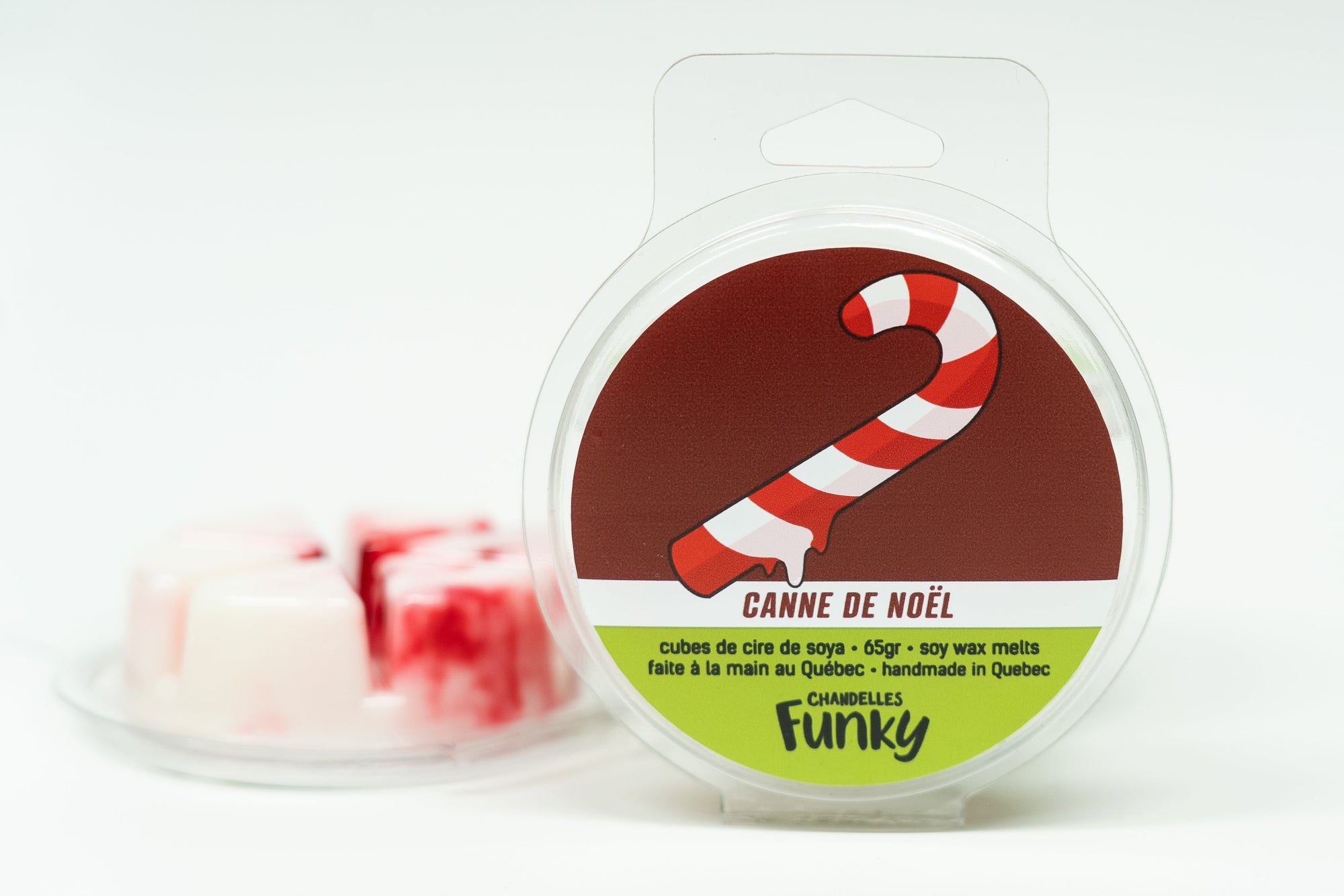 Cubes de cire Canne de Noël - Funky & Co.