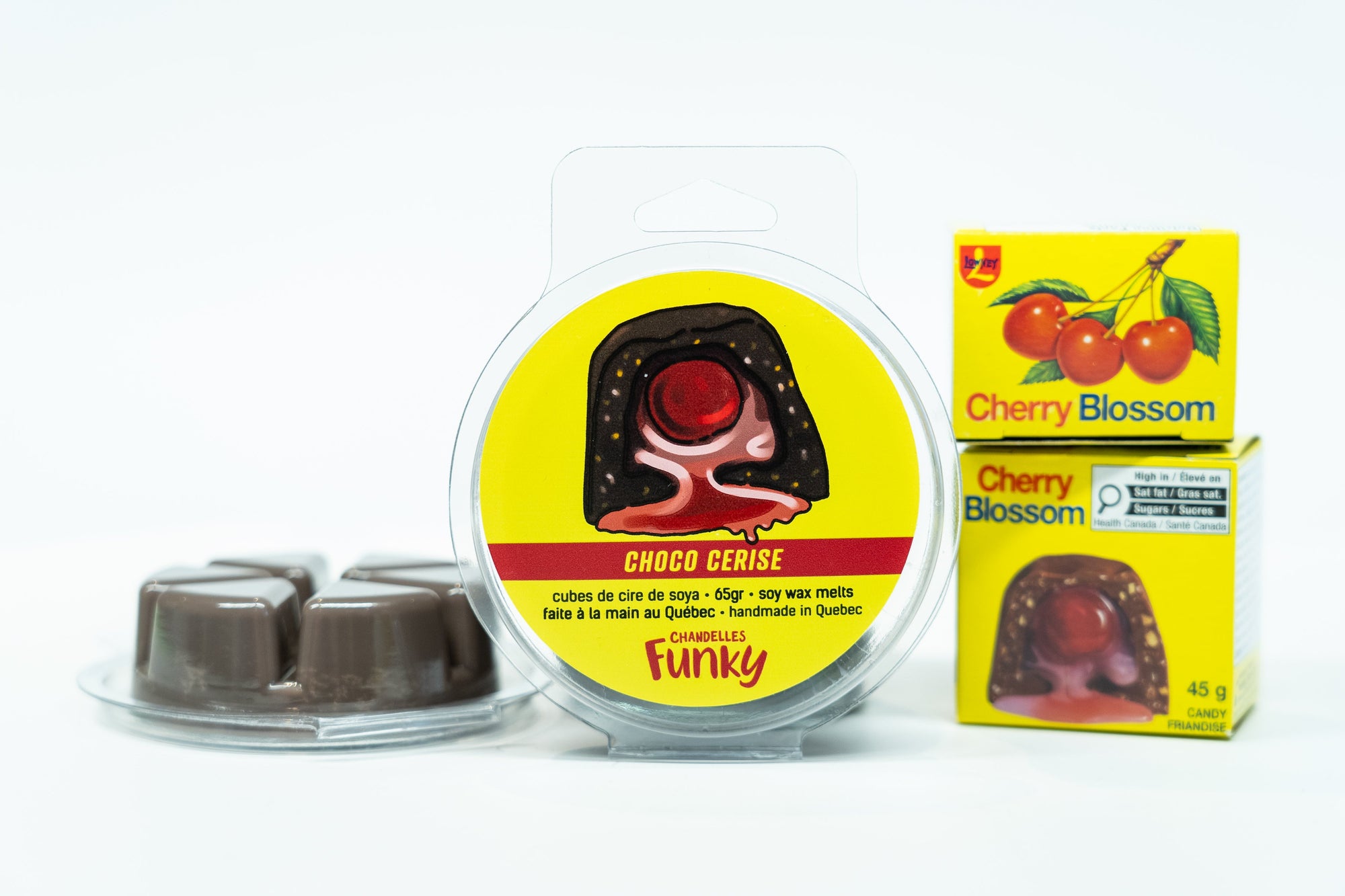 Cubes de cire Chocolat cerise (Cheery Blossom) - Funky & Co.