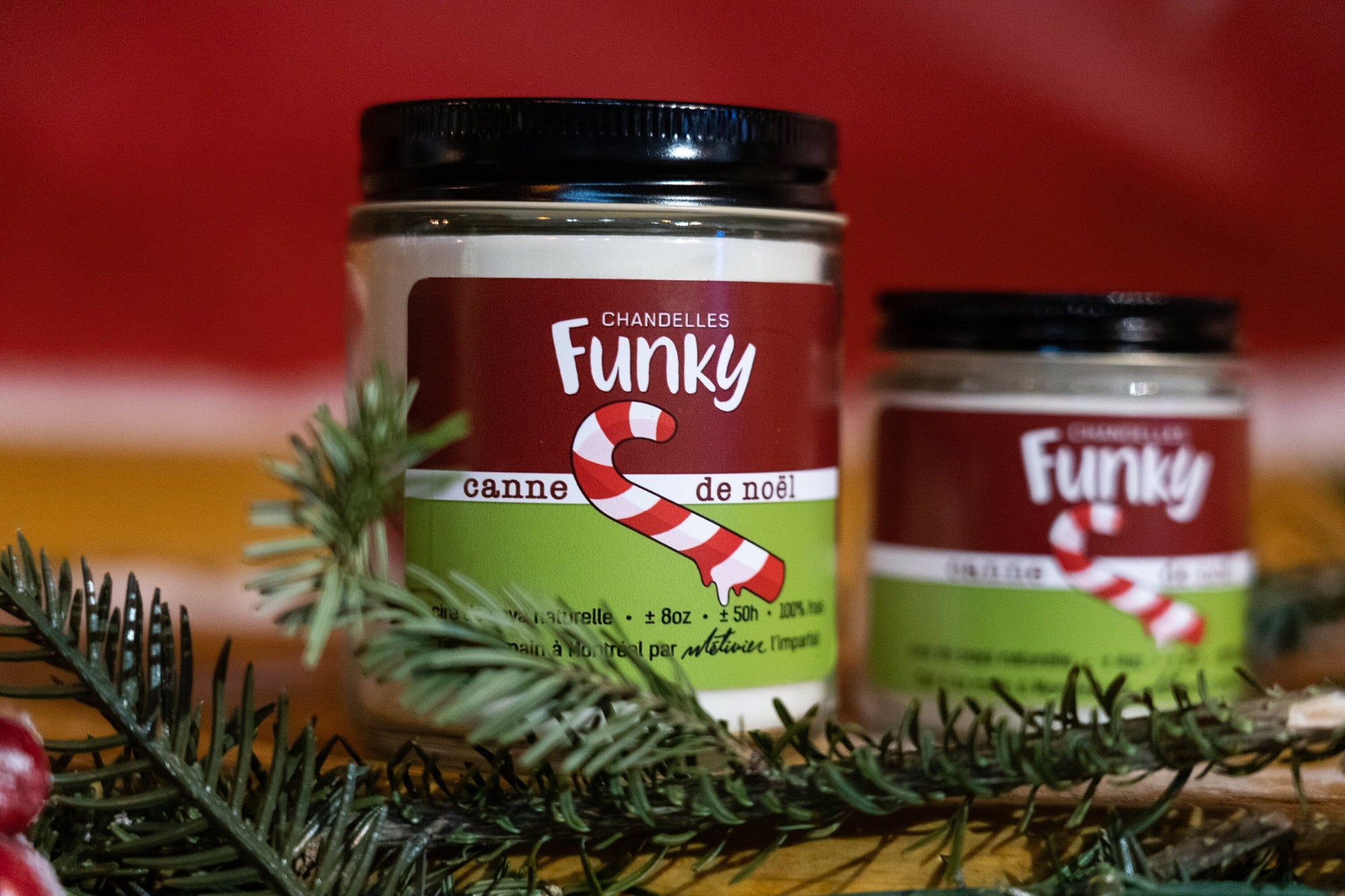 Chandelle Canne de Noël - Funky - Funky & Co.