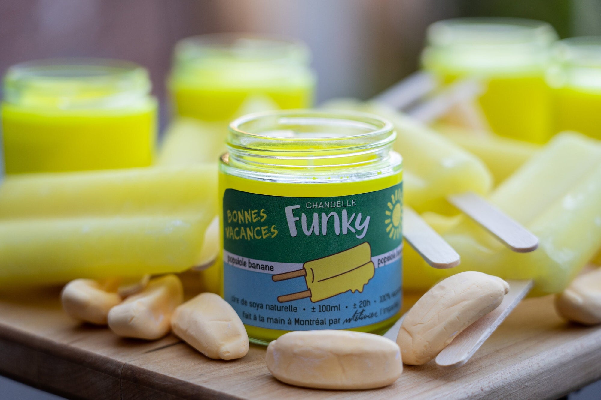 Chandelle Popsicle banane - Funky - Funky & Co.